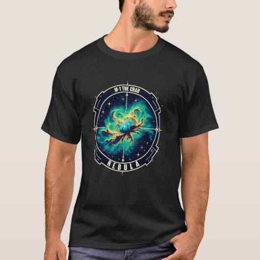 M1 De Krabnevel Messier Object 1 Astronomie Astr T-shirt (Voorkant)