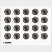 M1 Eland Grote Stier Ronde Sticker (Vel)