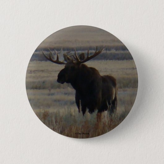 M1 Eland Ronde Button 5,7 Cm (Voorkant)