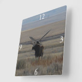M1 eland vierkante klok (Hoek)