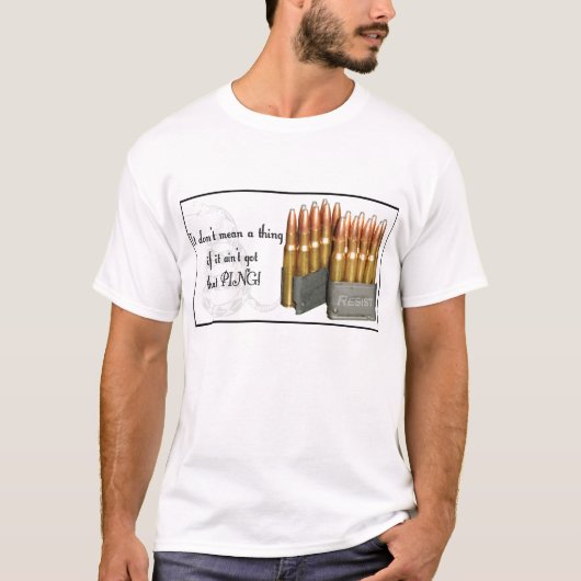 M1 Garand Ammo Ping Light T-shirt (Voorkant)