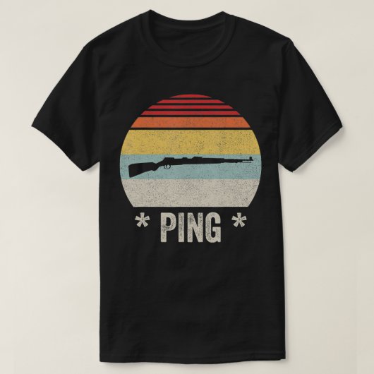 M1 Garand Ping T-shirt (Design voorkant)
