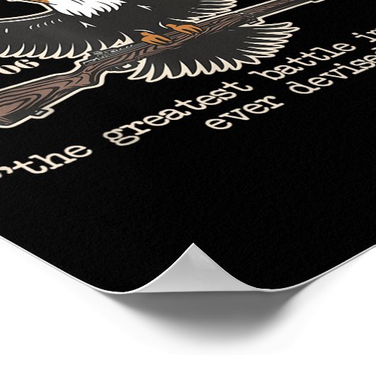 M1 Garand U.S. Main Battle Rifle Pistool WWII Poster (Hoek)