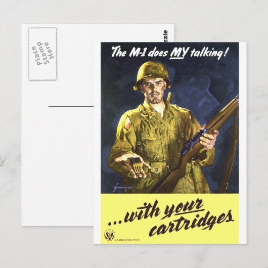 M1 Talks voor mij Briefkaart (Voorkant / Achterkant)