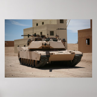 M1A1 Abrams hoofdslagtank Poster