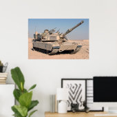M1A1 Abrams Poster (Thuiskantoor)