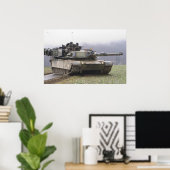 M1A1 Abrams Poster (Thuiskantoor)