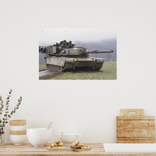 M1A1 Abrams Poster (Keuken)