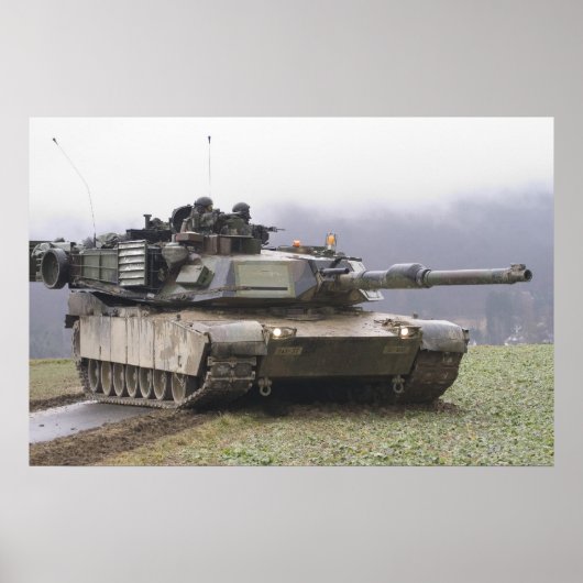 M1A1 Abrams Poster (Voorkant)