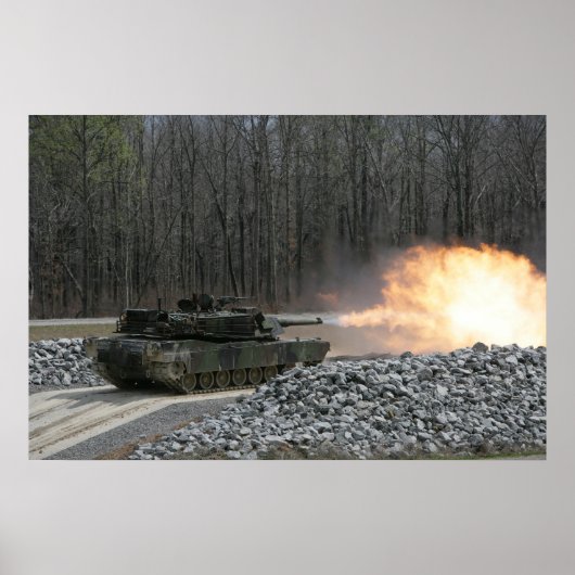 M1A1 Abrams Poster (Voorkant)