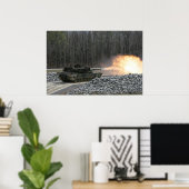 M1A1 Abrams Poster (Thuiskantoor)