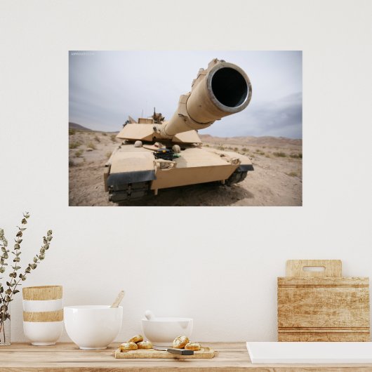 M1A1 Abrams Poster (Keuken)