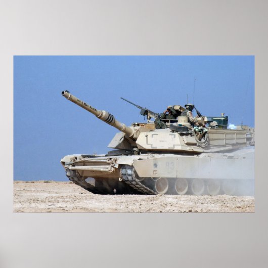M1A1 Abrams Poster (Voorkant)