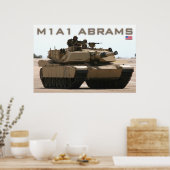 M1A1 Abrams Poster (Keuken)