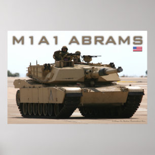 M1A1 Abrams Poster