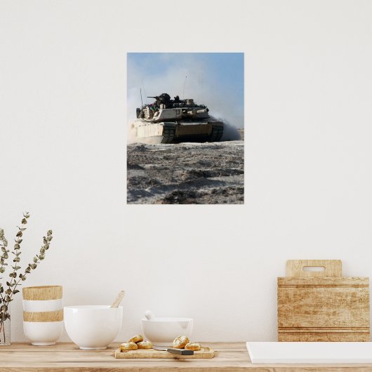 M1A1 Abrams Poster (Keuken)