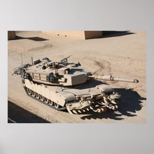M1A1 Abrams Poster (Voorkant)