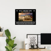 M1A1 Abrams Poster (Thuiskantoor)