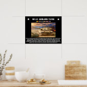 M1A1 Abrams Poster (Keuken)