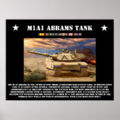 M1A1 Abrams Poster (Voorkant)