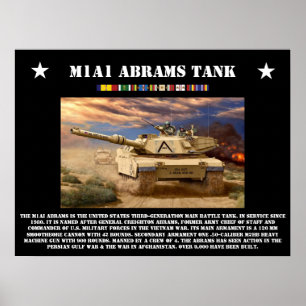 M1A1 Abrams Poster