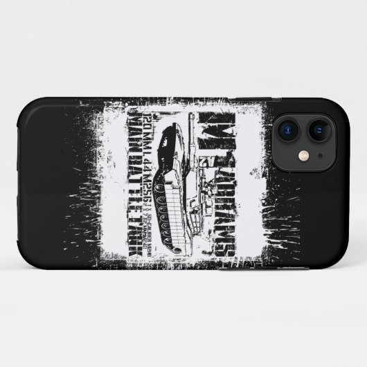 M1A2 Abrams Case-Mate iPhone Case (Achterkant (horizontaal))
