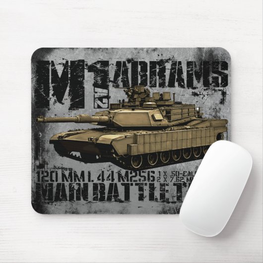 M1A2 Abrams Muismat (Met muis)