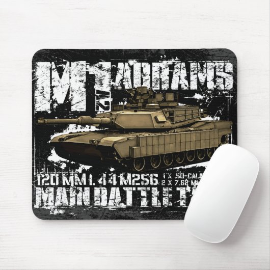 M1A2 Abrams Muismat (Met muis)