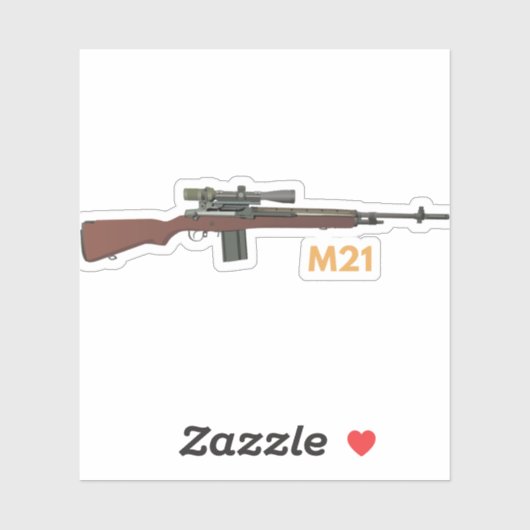 M21 Sniperriffel Sticker (Vel)