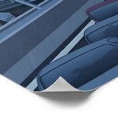 M25 Snelweg Reisposter Poster (Hoek)