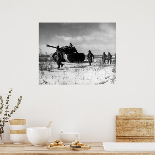 M26 over het Chosin-schiereiland Poster (Keuken)