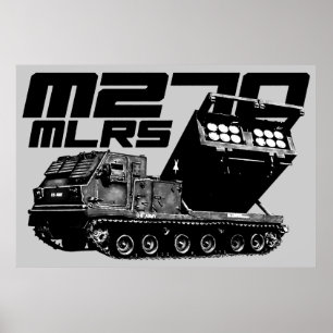 M270 MLRS afdrukken Poster