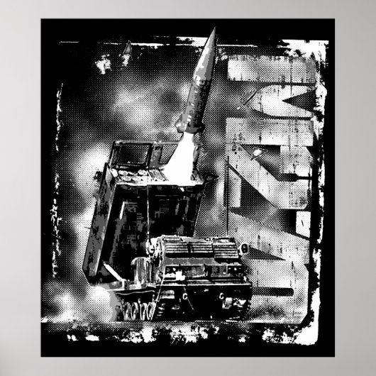 M270 MLRS posterpaper Sjabloon BK Poster (Voorkant)