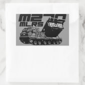 M270 MLRS rechthoekige Stickers (Tas)
