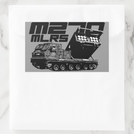 M270 MLRS rechthoekige Stickers (Tas)