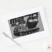 M270 MLRS rechthoekige Stickers (Envelop)