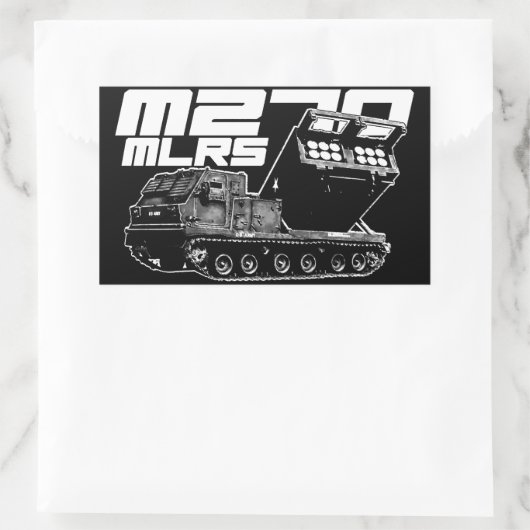 M270 MLRS rechthoekige Stickers (Tas)