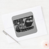 M270 MLRS Vierkante Stickers (Envelop)