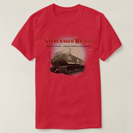 M29 Studebaker Weasel T-shirt (Design voorkant)