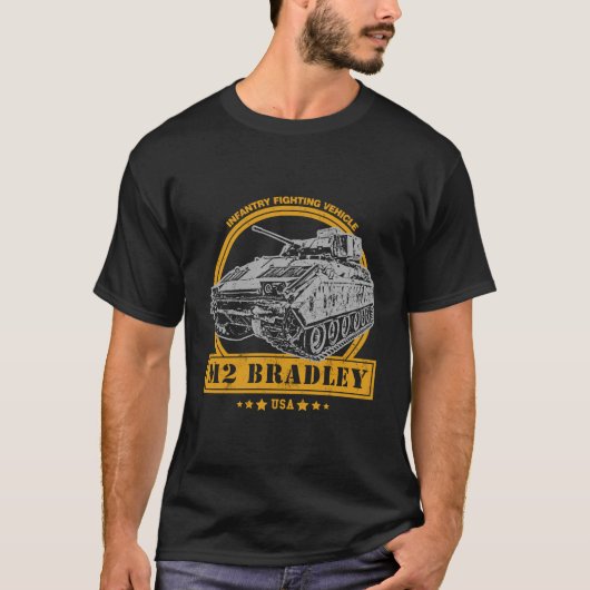 M2 Bradley IFV Bradley Infanterievehikel T-shirt (Voorkant)