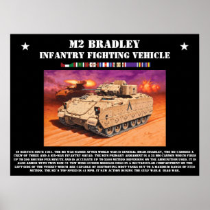 M2 Bradley Infantertry Fighting Vehicle Poster