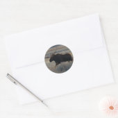 M2 Bull Moose Grote Stier Ronde Sticker (Envelop)