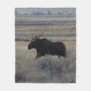 M2 Bull Moose op de Prairies Fleece Deken