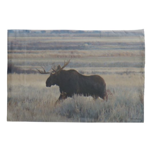 M2 Bull Moose op de Prairies Kussensloop (Achterkant)