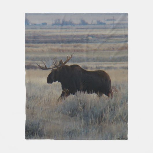M2 Eland op de Prairie Fleece Deken (Voorkant)