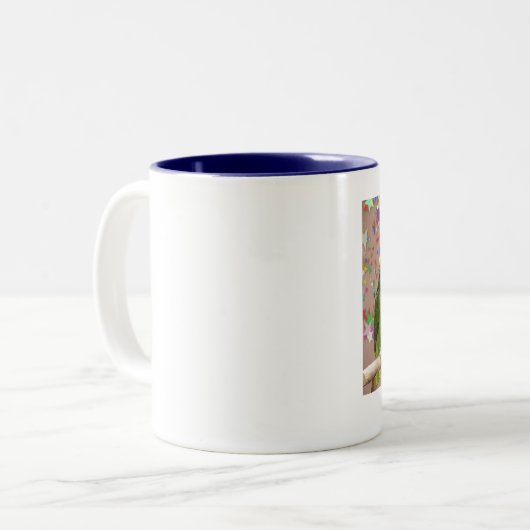 M2 YNA-Mok Tweekleurige Koffiemok (Voorkant links)