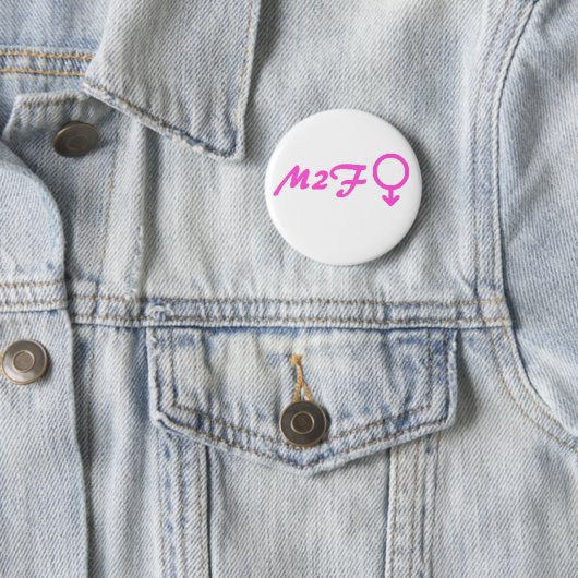 M2F-transgenderknop Ronde Button 5,7 Cm (In situ)