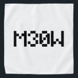 M30W [Dierengeluiden in leetspreken] Bandana<br><div class="desc">WERELDBOL Trotters is gespecialiseerd in idiosyncratische beelden uit het wereldbol. Hier vindt u unieke Wenskaarten,  Briefkaarten,  Posters,  Muismatten en meer.</div>