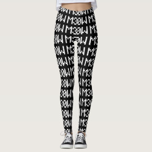 M30W [Dierengeluiden in leetspreken] Leggings