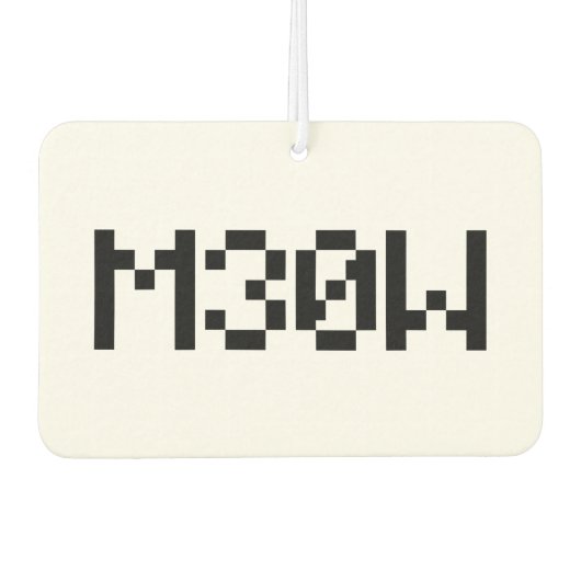 M30W [Dierengeluiden in leetspreken] Luchtverfrisser (Voorkant)